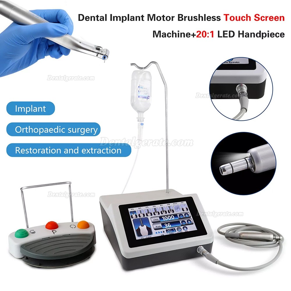 WJ YWJ-DP180 Dental Implant Motor, Implantologiemotor mit 20:1 Chirurgische Handst&uuml;ck